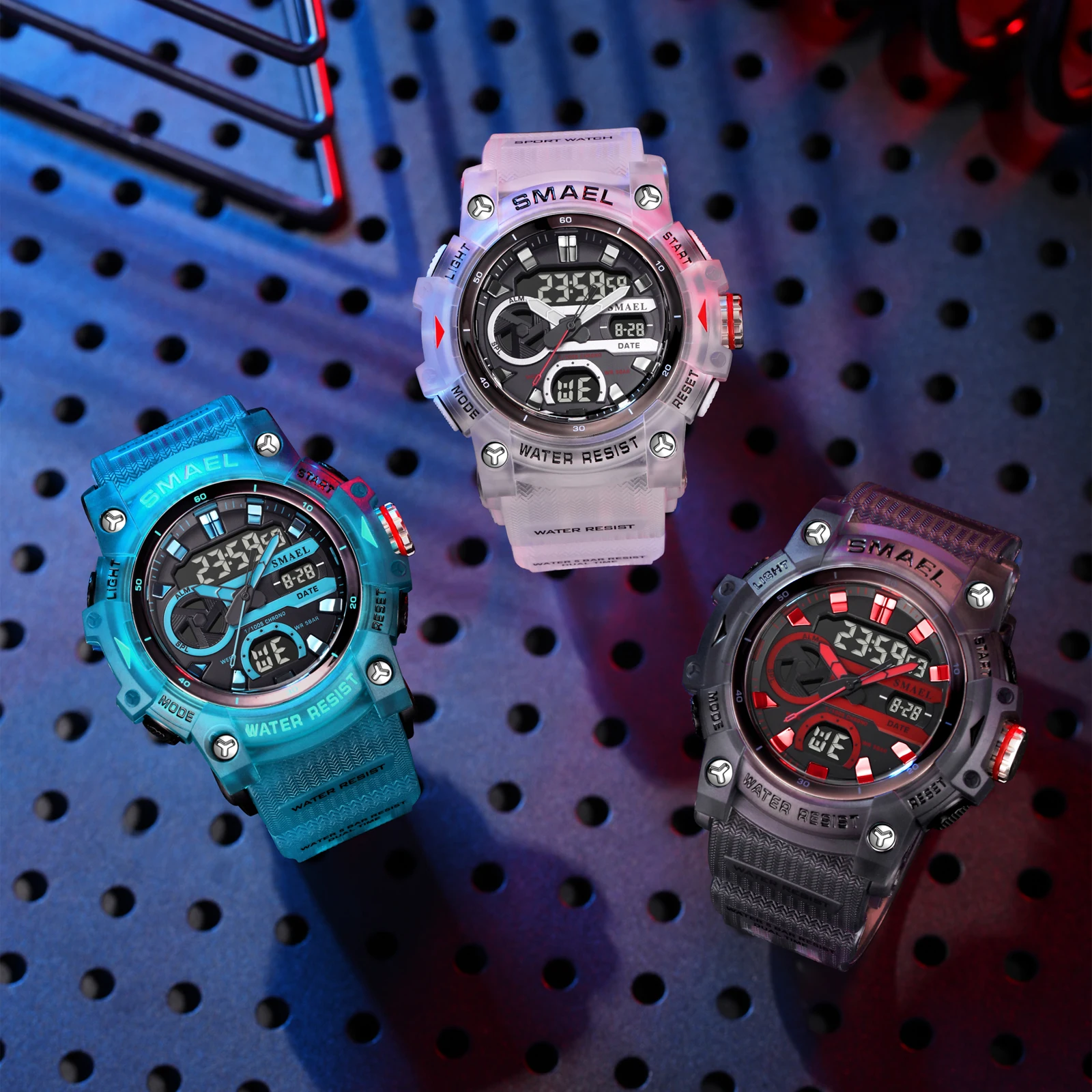 Rugged SMAEL 8086 Waterproof Sports Watch