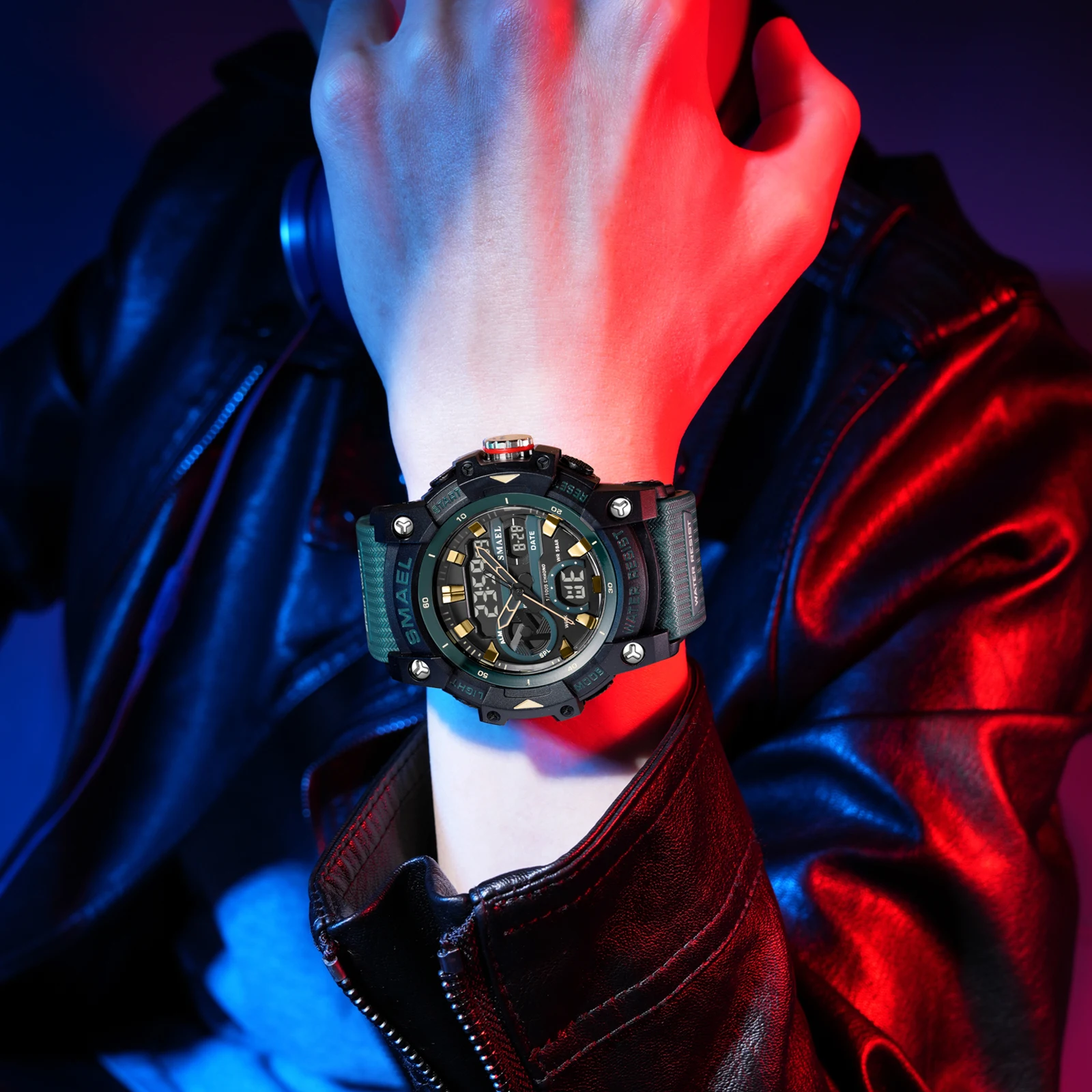 Rugged SMAEL 8086 Waterproof Sports Watch