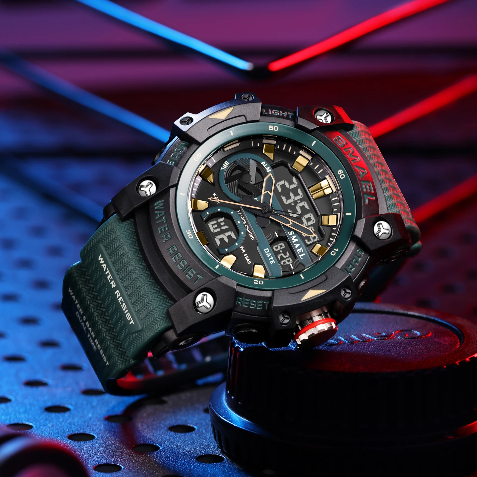 Rugged SMAEL 8086 Waterproof Sports Watch