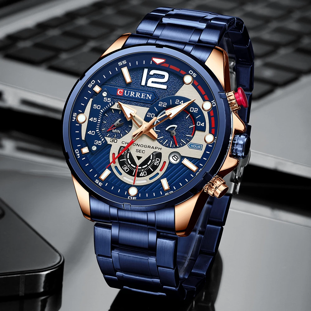 CURREN Casual Business Chronograph Watch