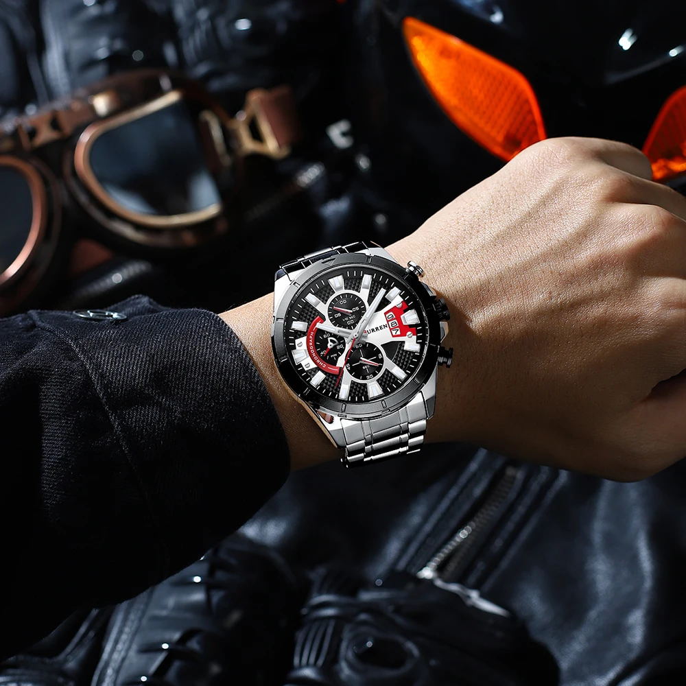 CURREN Men’s Luxury Chronograph Watch