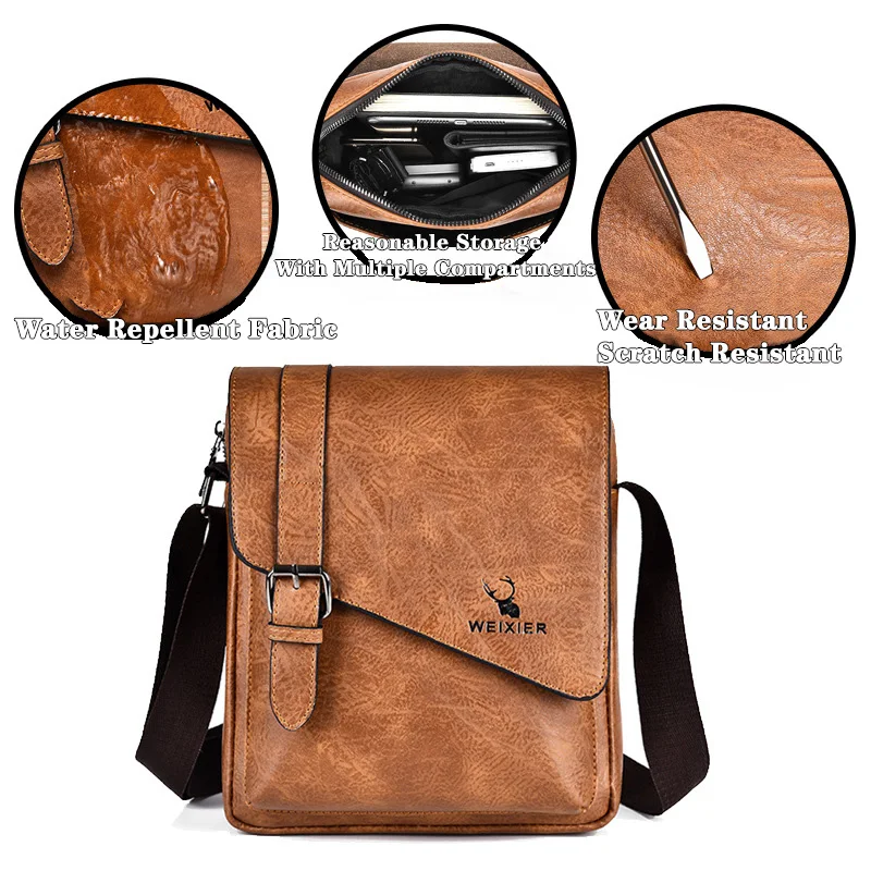 Men’s Retro Business Shoulder Bag