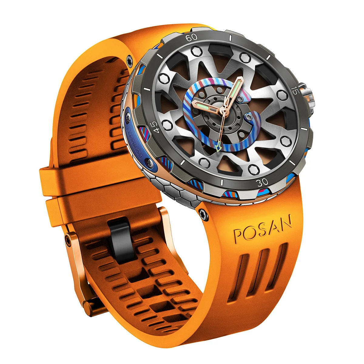 Unique Titanium Automatic Watch