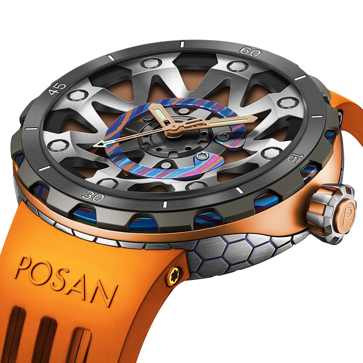 Unique Titanium Automatic Watch