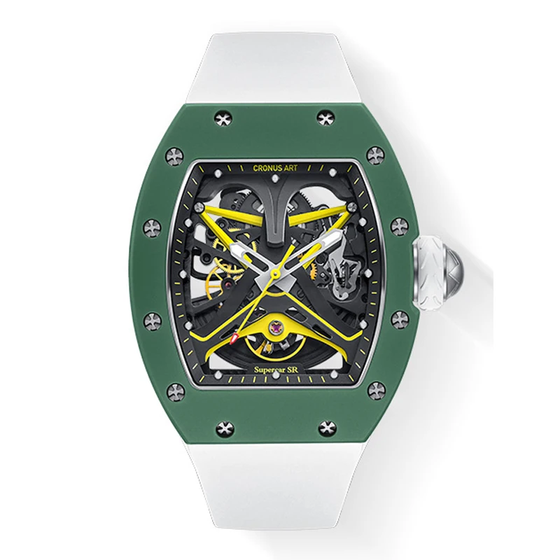 CRONUSART Men’s Luxury Automatic Skeleton Watch