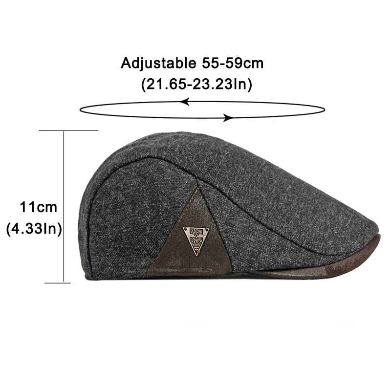 Vintage Style Adjustable Ivy Cap