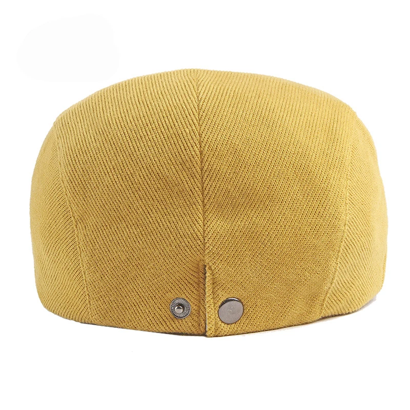 Spring Fall Retro Plaid Unisex Beret Hat