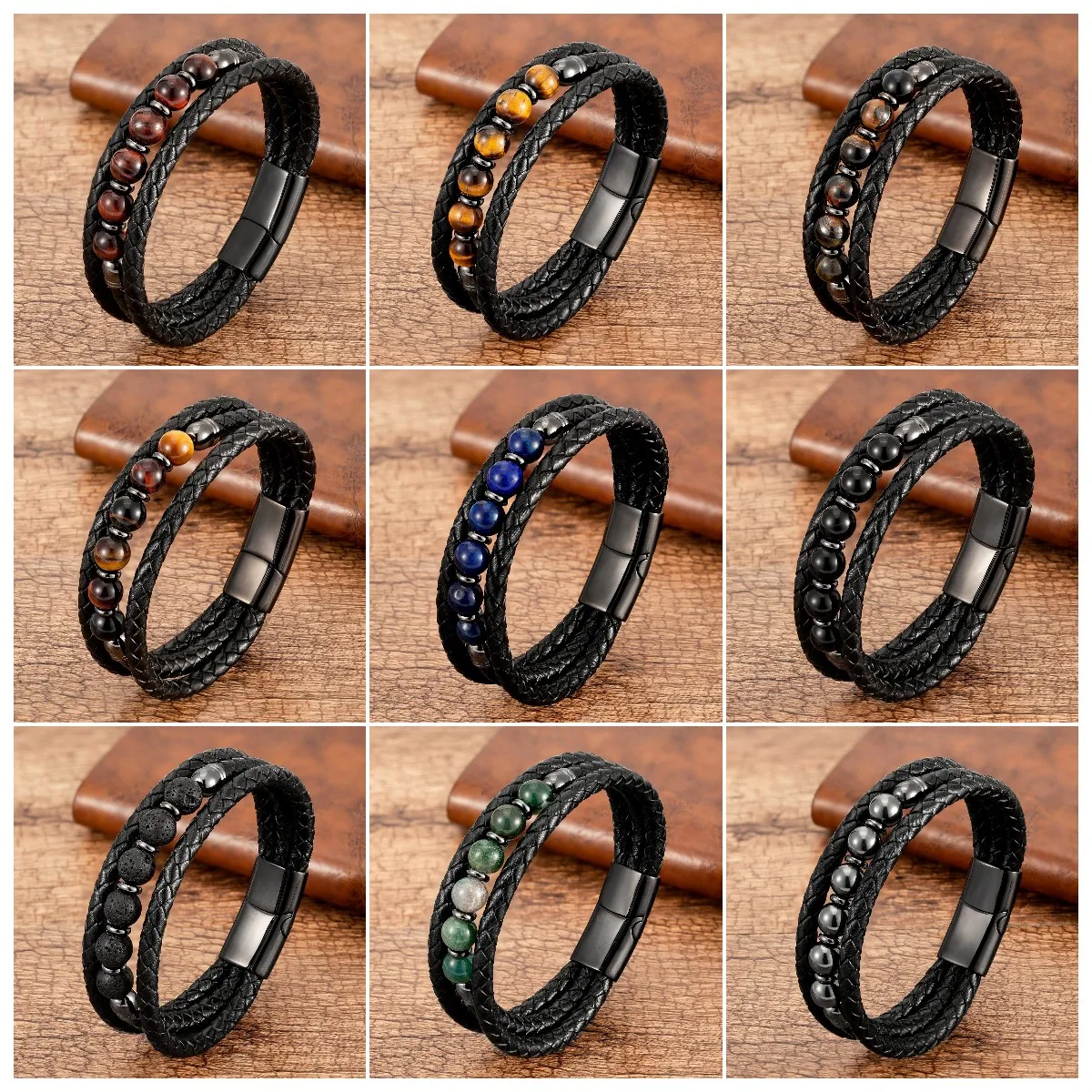Handcrafted Natural Stone Bracelet