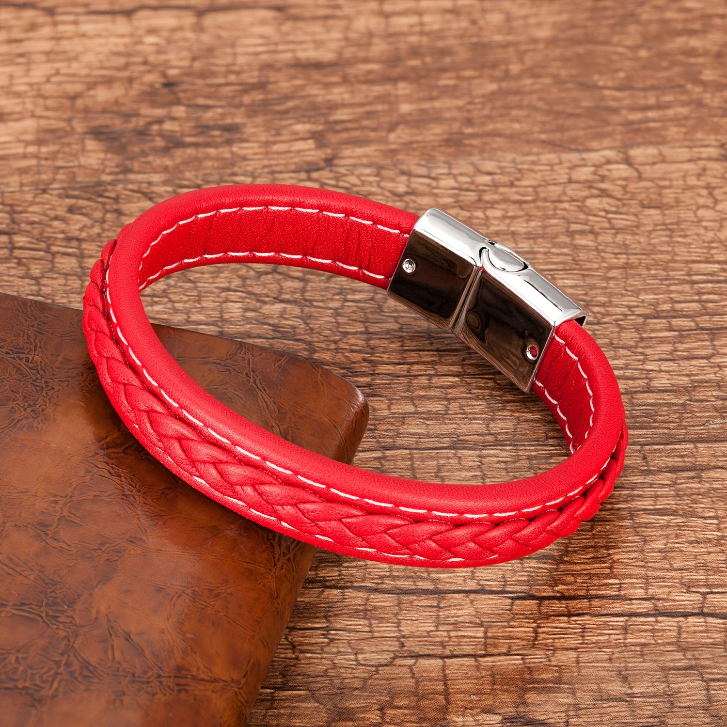 Braided Leather Bracelet for Men