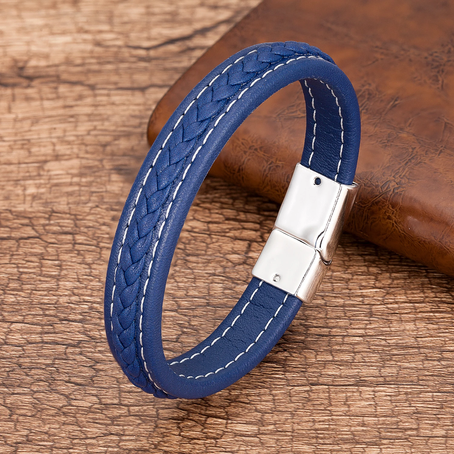 Braided Leather Bracelet for Men