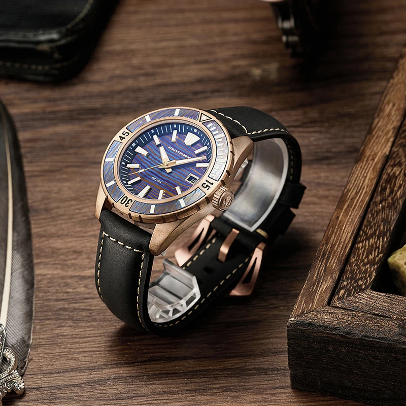 Aquatrident Field Bronze Watch 200M Waterproof