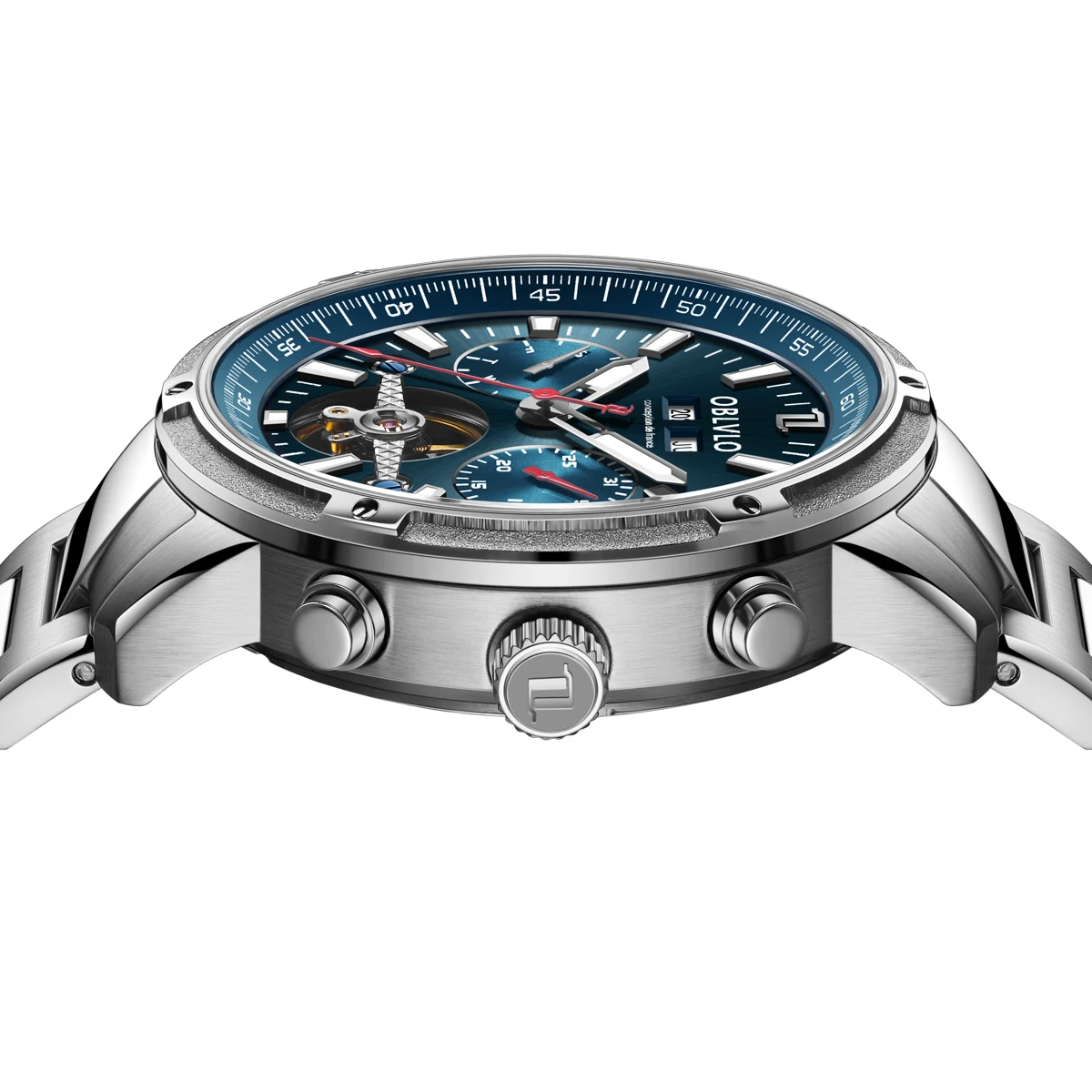 OBLVLO Men’s Automatic Tourbillon Watch