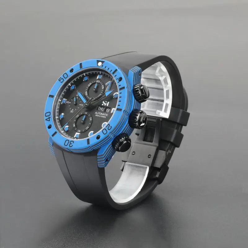 SH 2024 Carbon Fiber Automatic Wristwatch