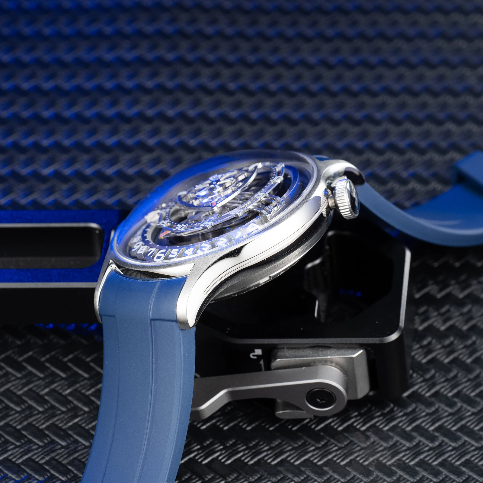 OBLVLO Rotor Automatic Skeleton Watch