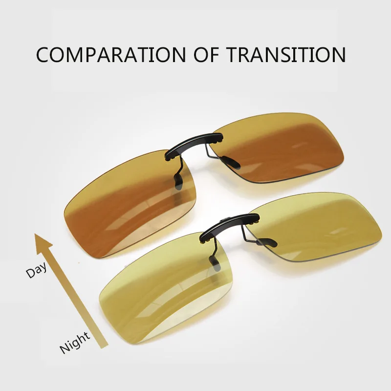 CAPONI Photochromic Polarized Clip-On Sunglasses