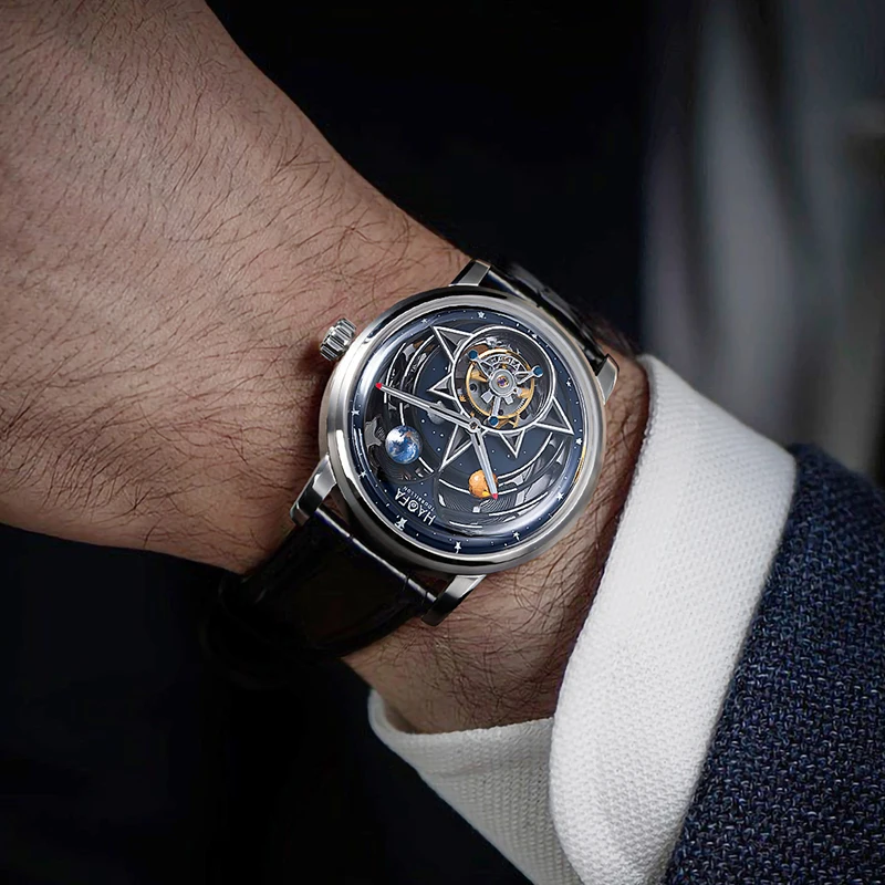 Flying Tourbillon Sci-Fi Luminous Men’s Watch