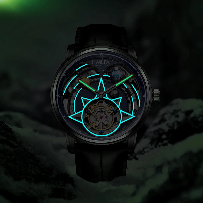 Flying Tourbillon Sci-Fi Luminous Men’s Watch