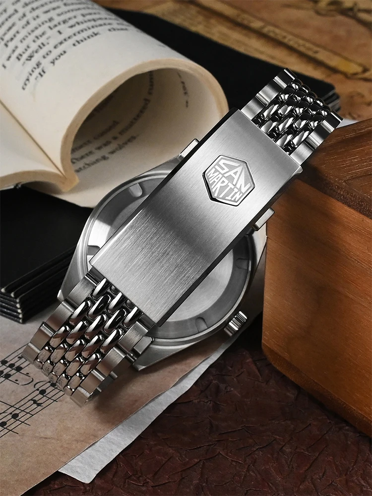 San Martin SN0116 GMT Rootbeer Automatic Watch