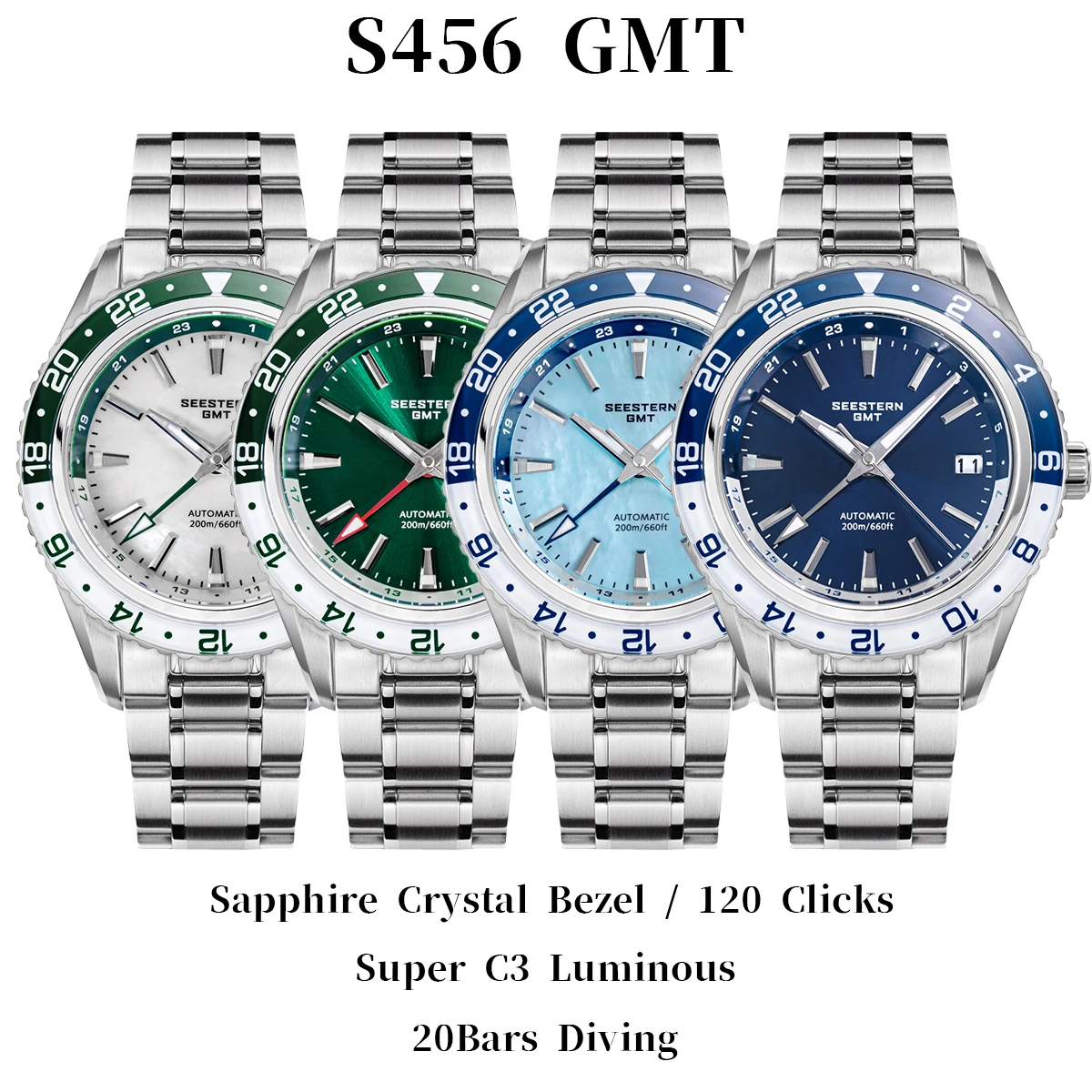 Seestern S456 Grand GMT Automatic Watch