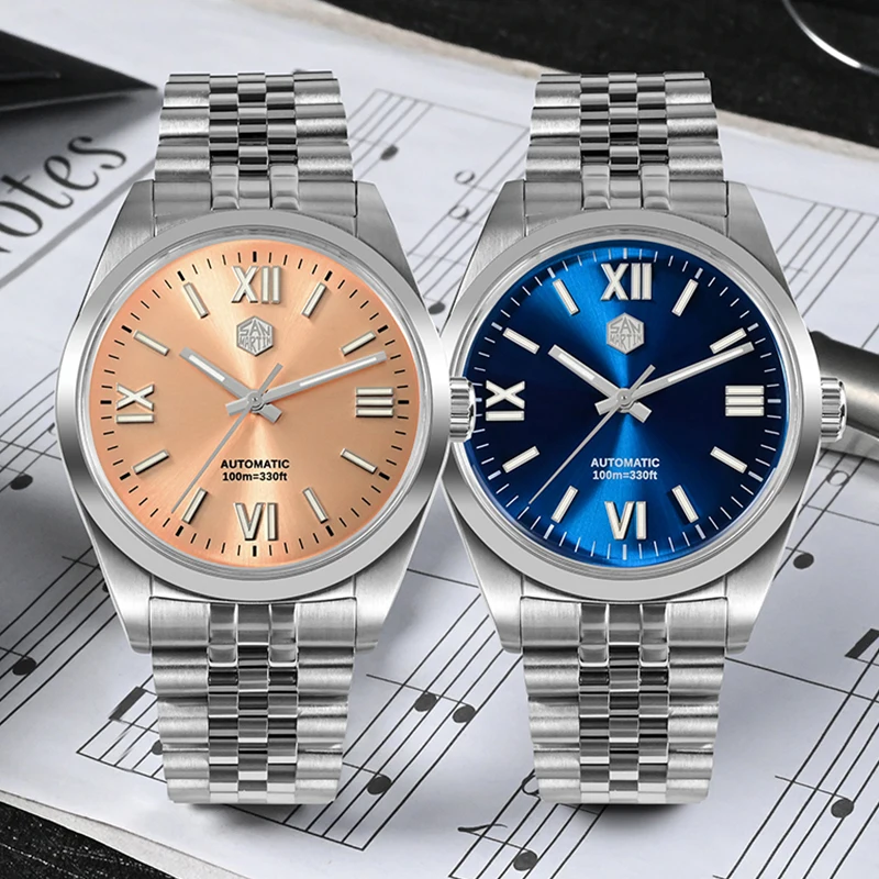 San Martin SN0050-G 38.5mm Men’s Luxury Dress Watch