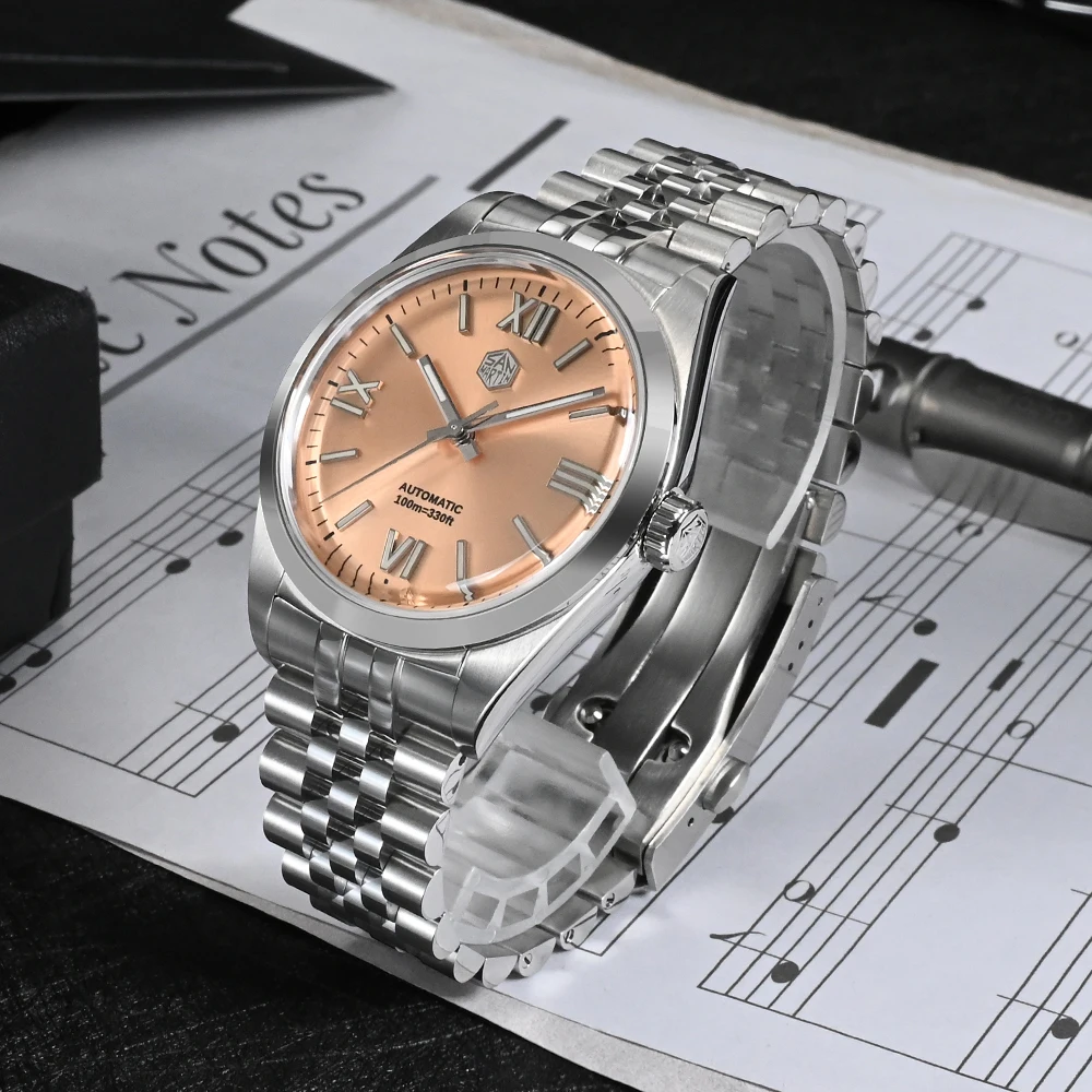 San Martin SN0050-G 38.5mm Men’s Luxury Dress Watch