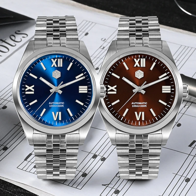 San Martin SN0050-G 38.5mm Men’s Luxury Dress Watch