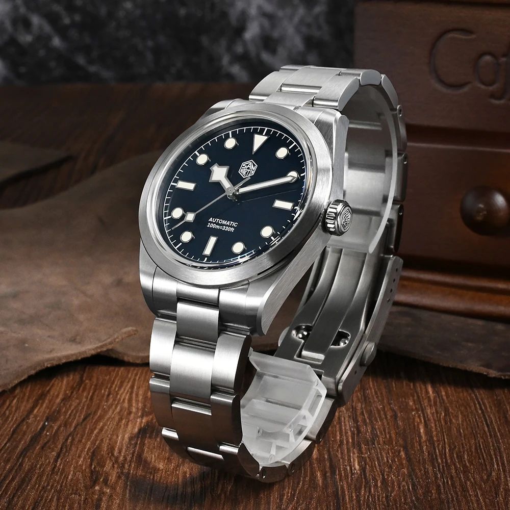 San Martin SN0107 38mm Vintage Sports Watch