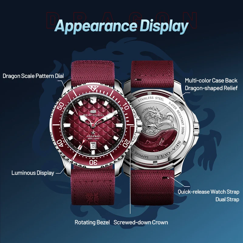 Seagull King of the Dragon Men’s Watch