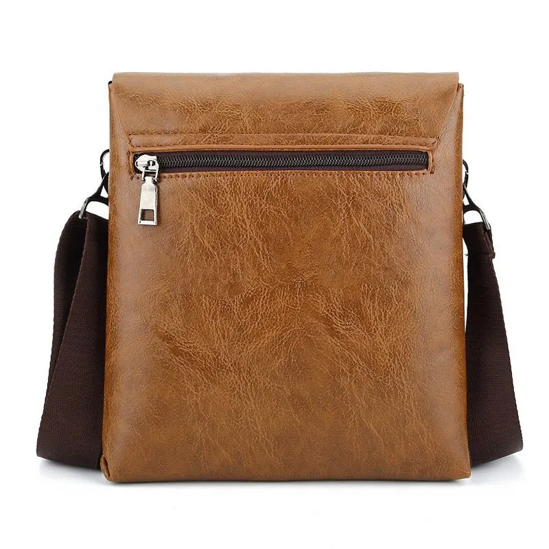 Jeep Men’s PU Leather Shoulder Bag