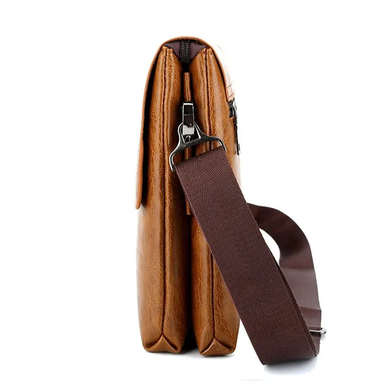 Jeep Men’s PU Leather Shoulder Bag