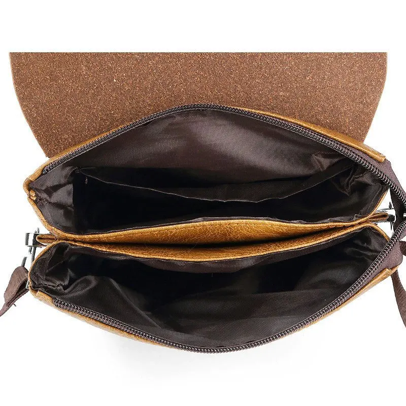 Jeep Men’s PU Leather Shoulder Bag