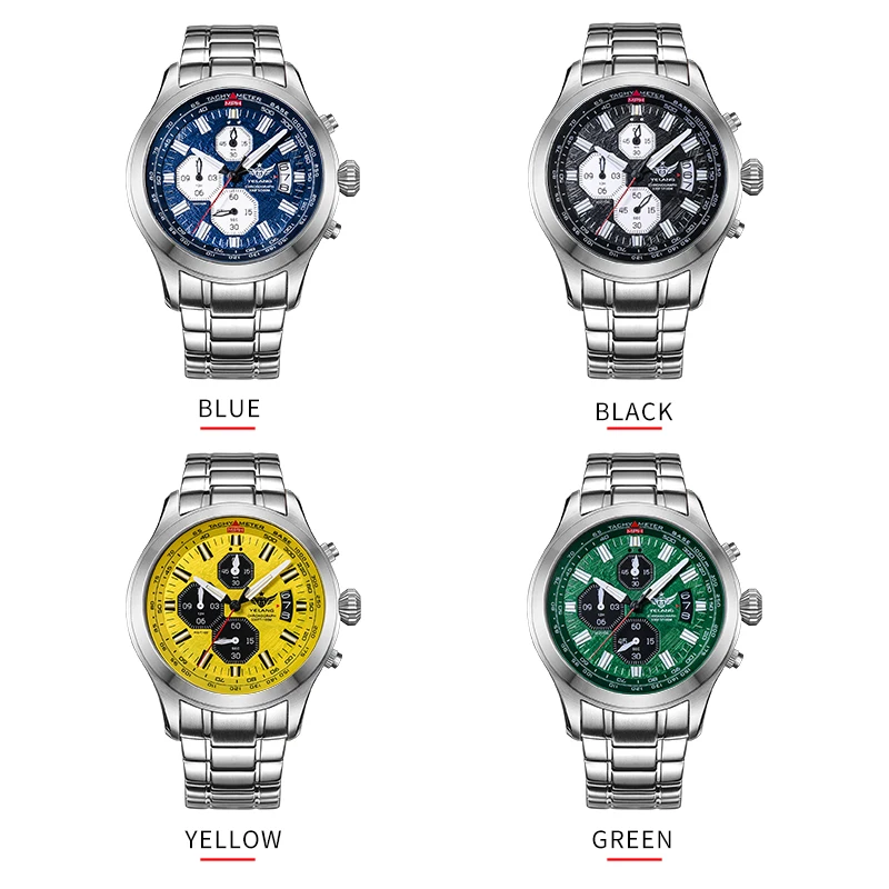 YELANG V1029S Tritium Chronograph Watch