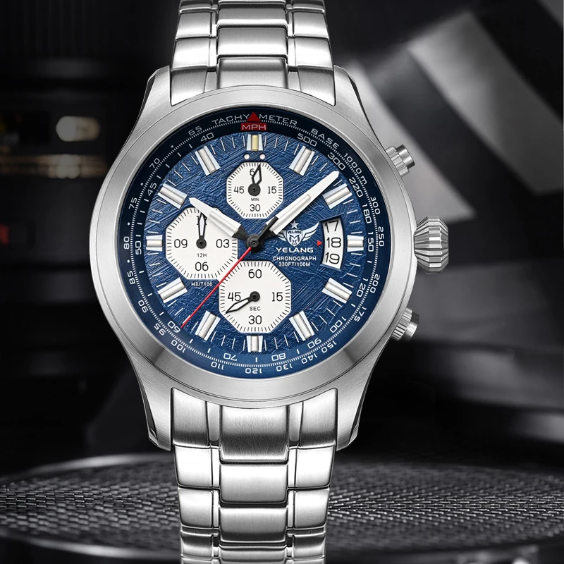 YELANG V1029S Tritium Chronograph Watch