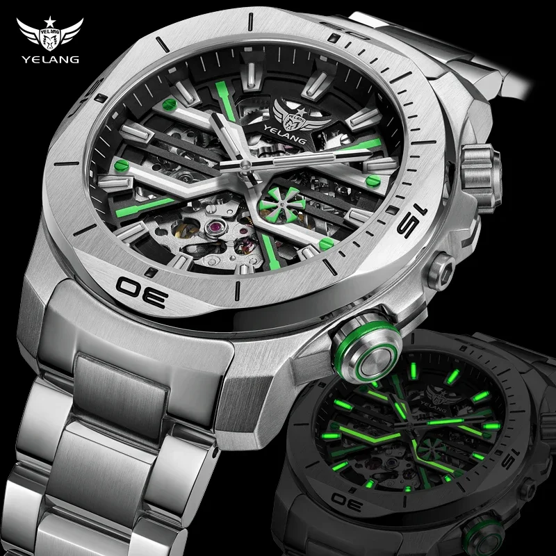 Yelang V1034 Tritium Automatic Dress Watch
