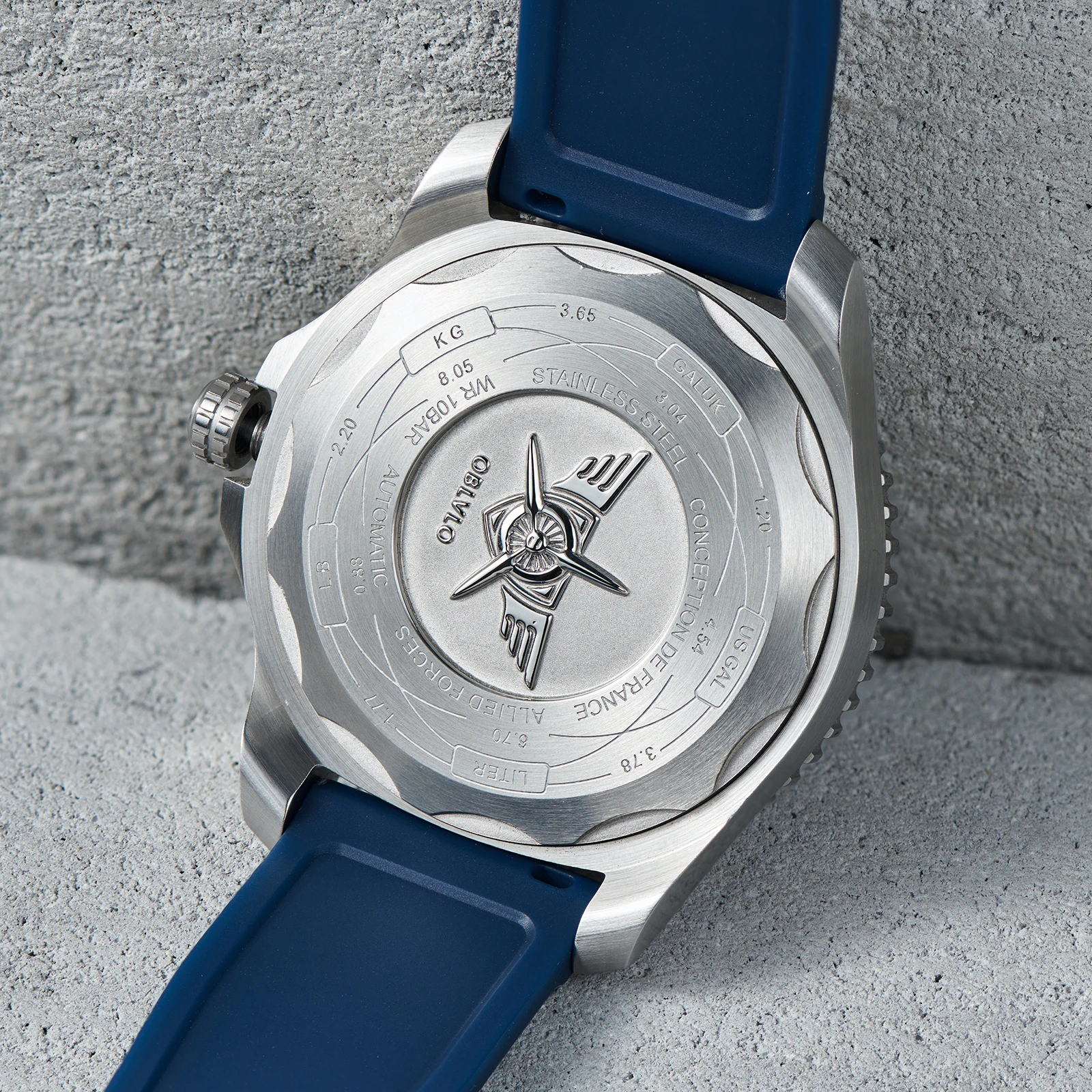 OBLVLO World Time Sports Men’s Watch
