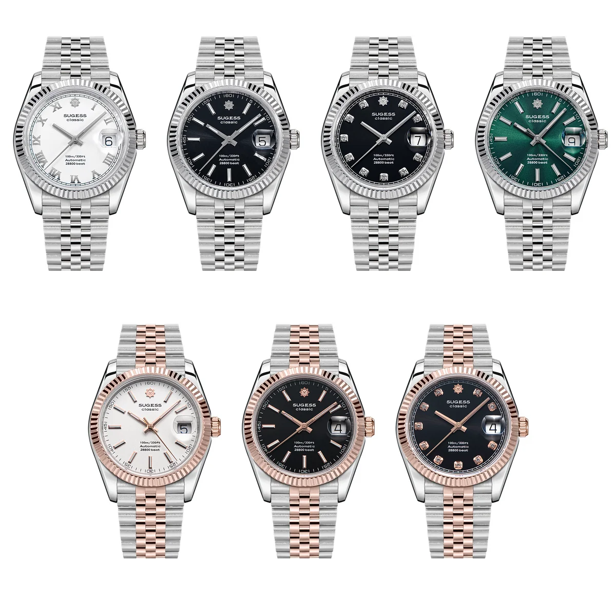 Sugess S447 36mm Men’s Automatic Watch
