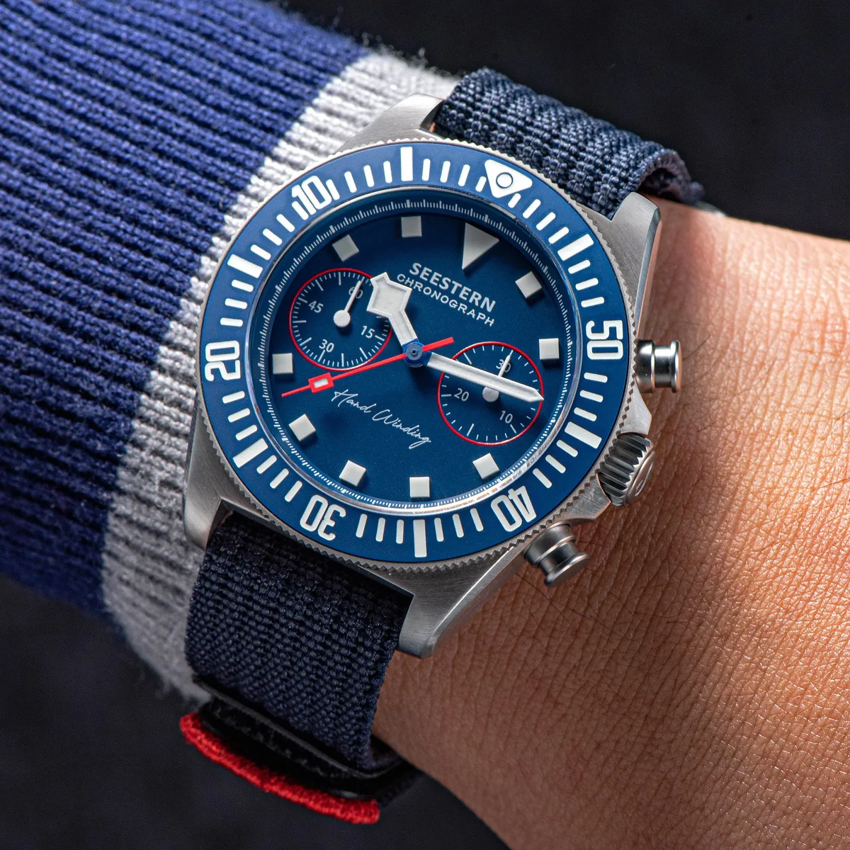 Sugess S445 Chronograph ST1901 Hand-Winding Watch