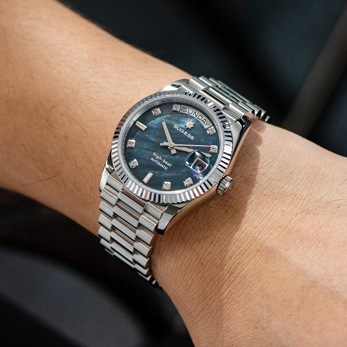 Sugess S449 Heritage MOP Dial 36DD Watch