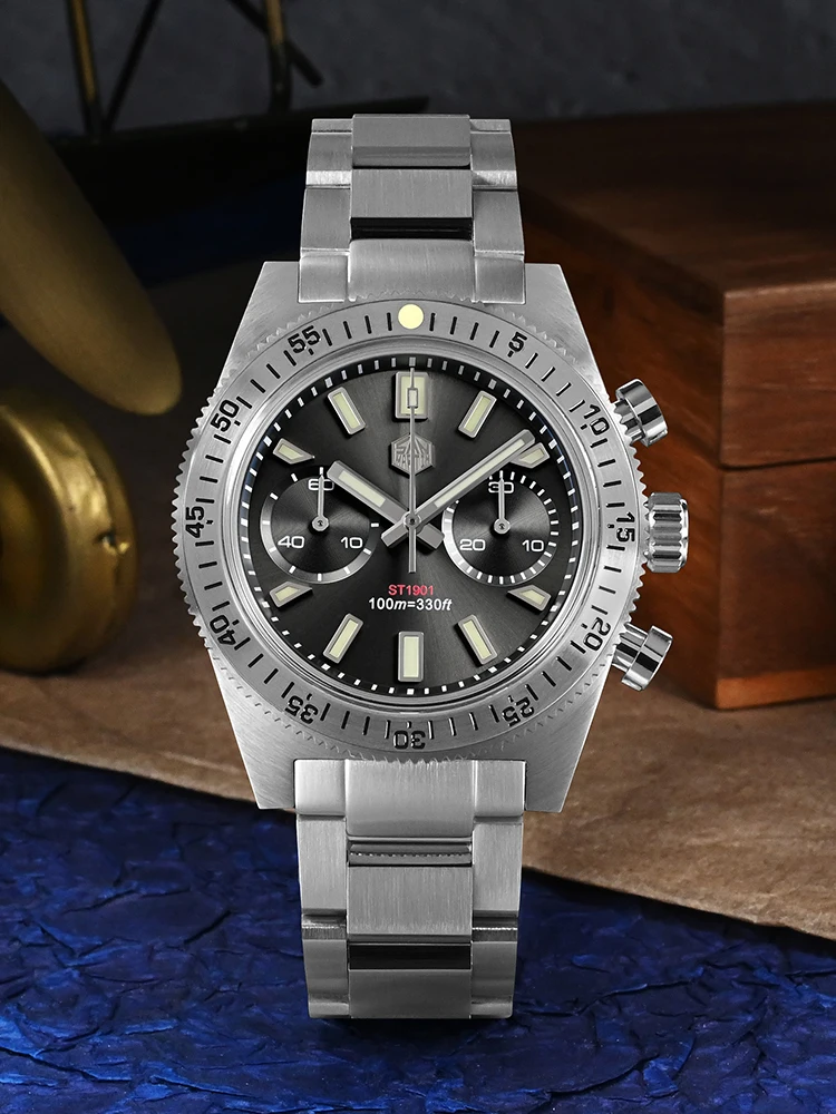 San Martin SN0007JS 62Mas Chronograph Watch