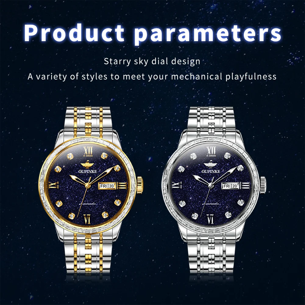2025 OUPINKE Starry Sky Automatic Watch