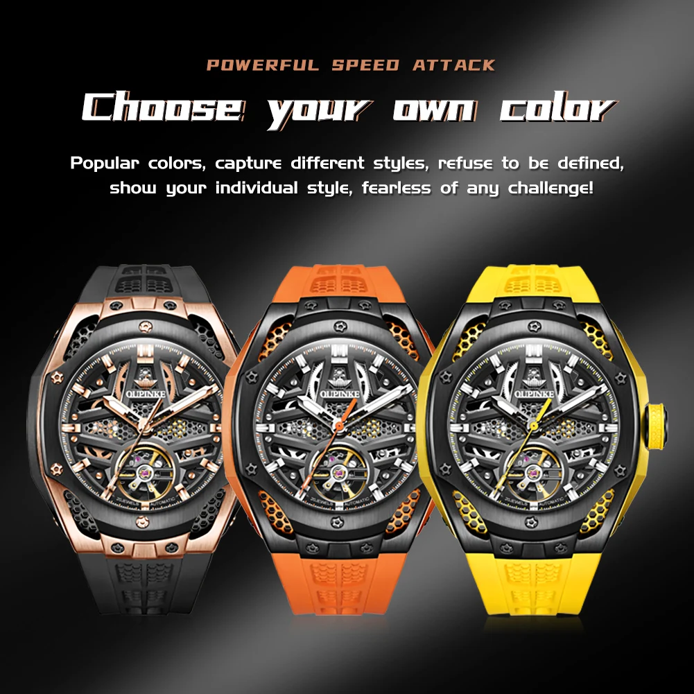 OUPINKE Prestige Series Skeleton Watch
