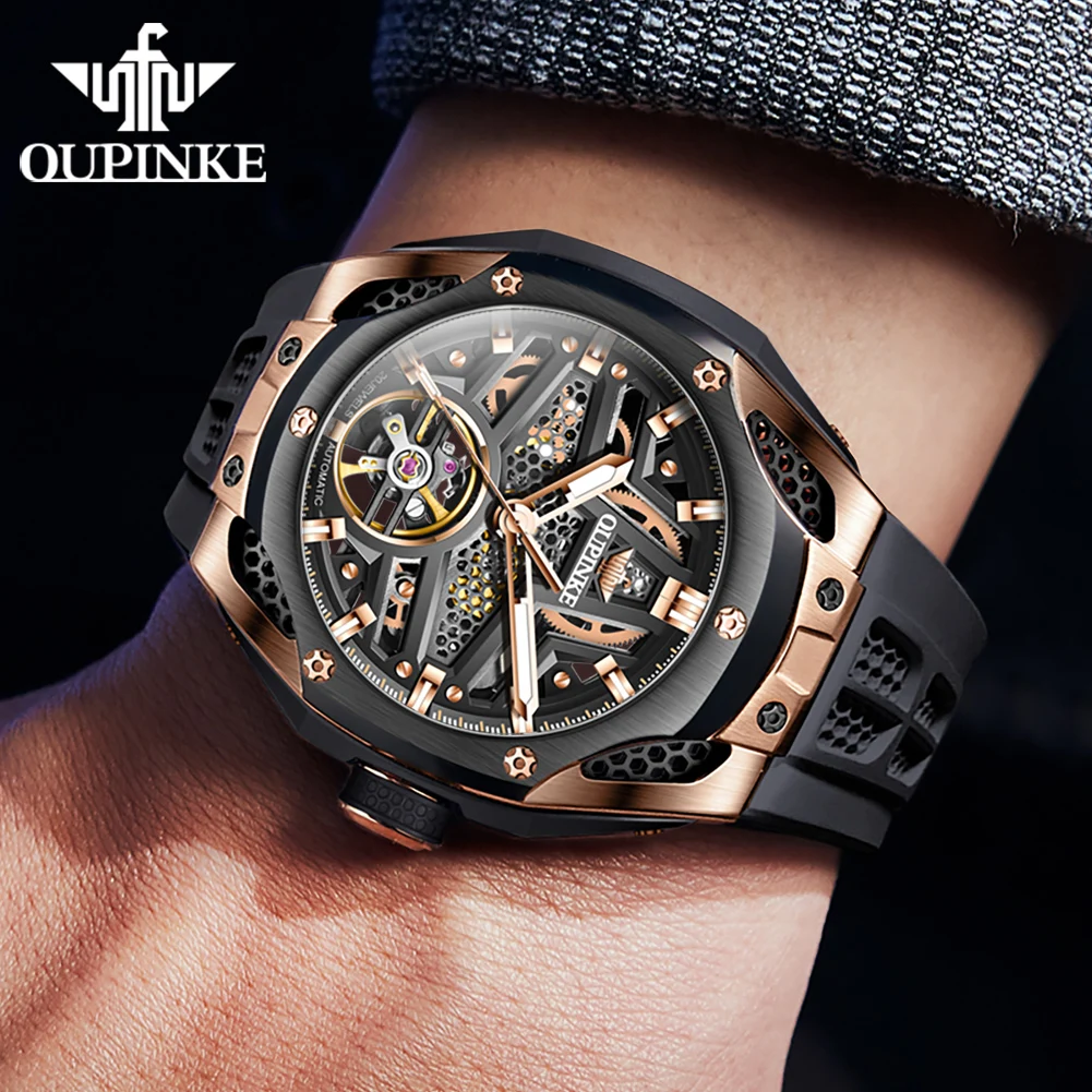 OUPINKE Prestige Series Skeleton Watch