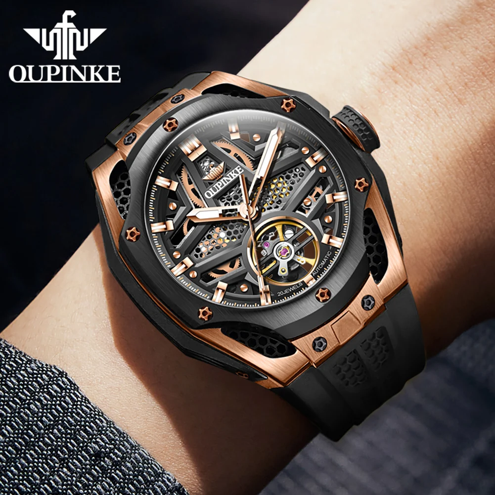 OUPINKE Prestige Series Skeleton Watch