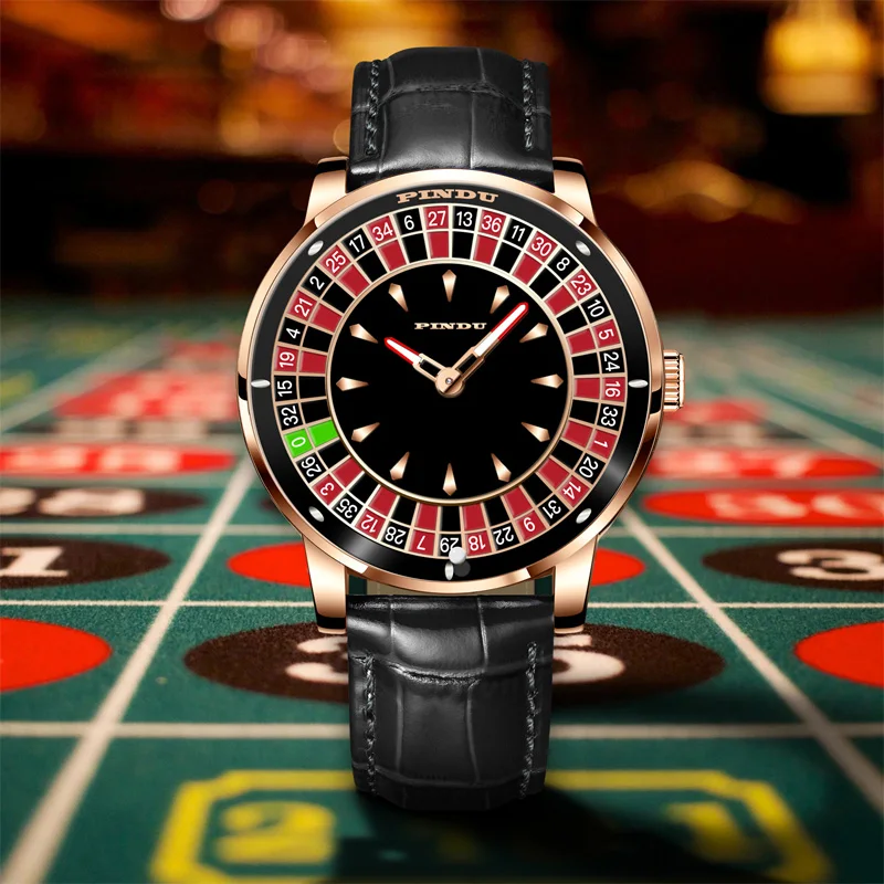 Las Vegas Roulette Theme Automatic Watch