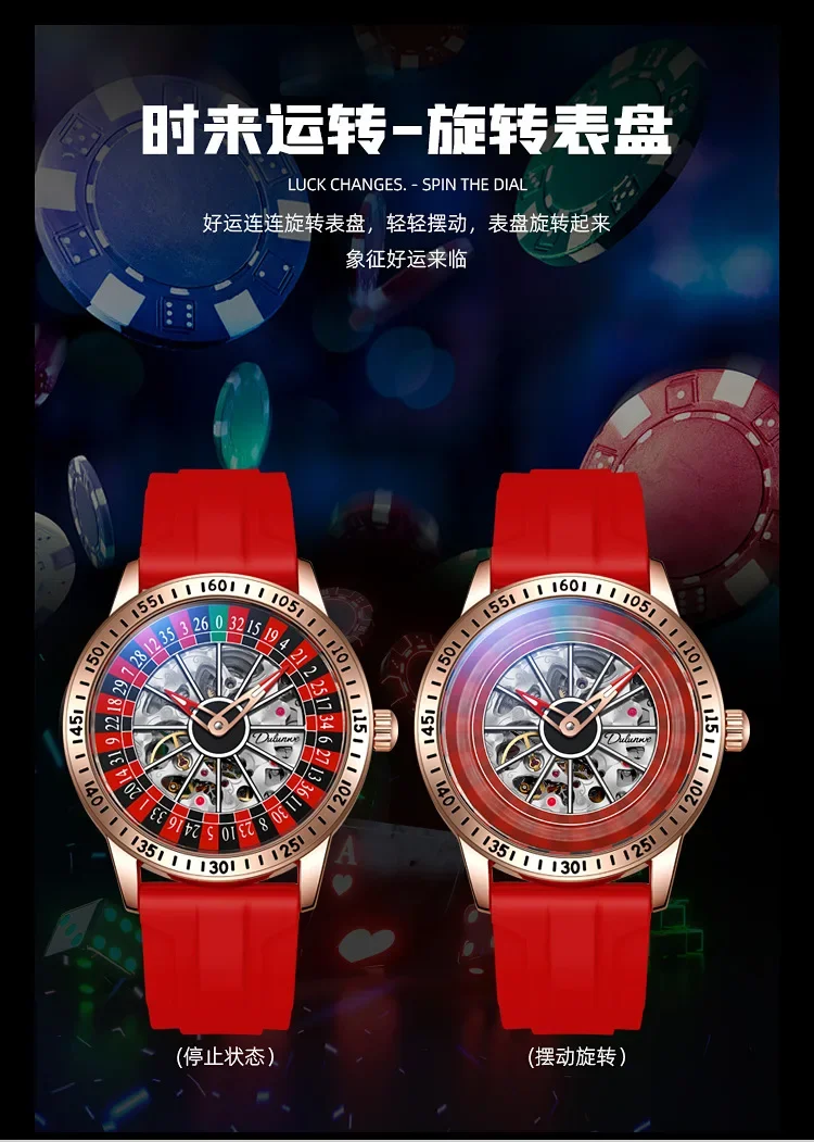 2025 Roulette Mechanical Wristwatch