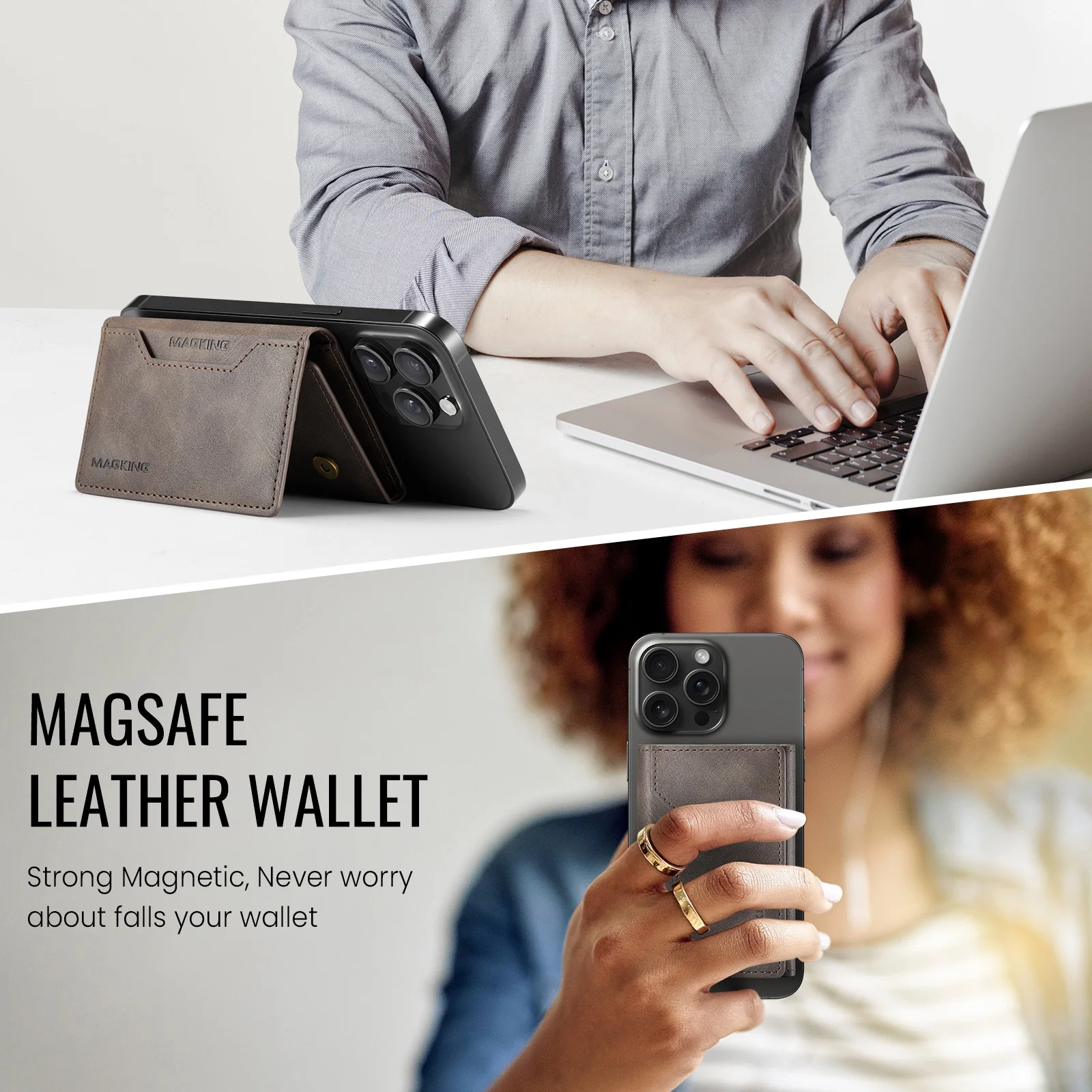 MagSafe Magnetic Wallet for iPhone
