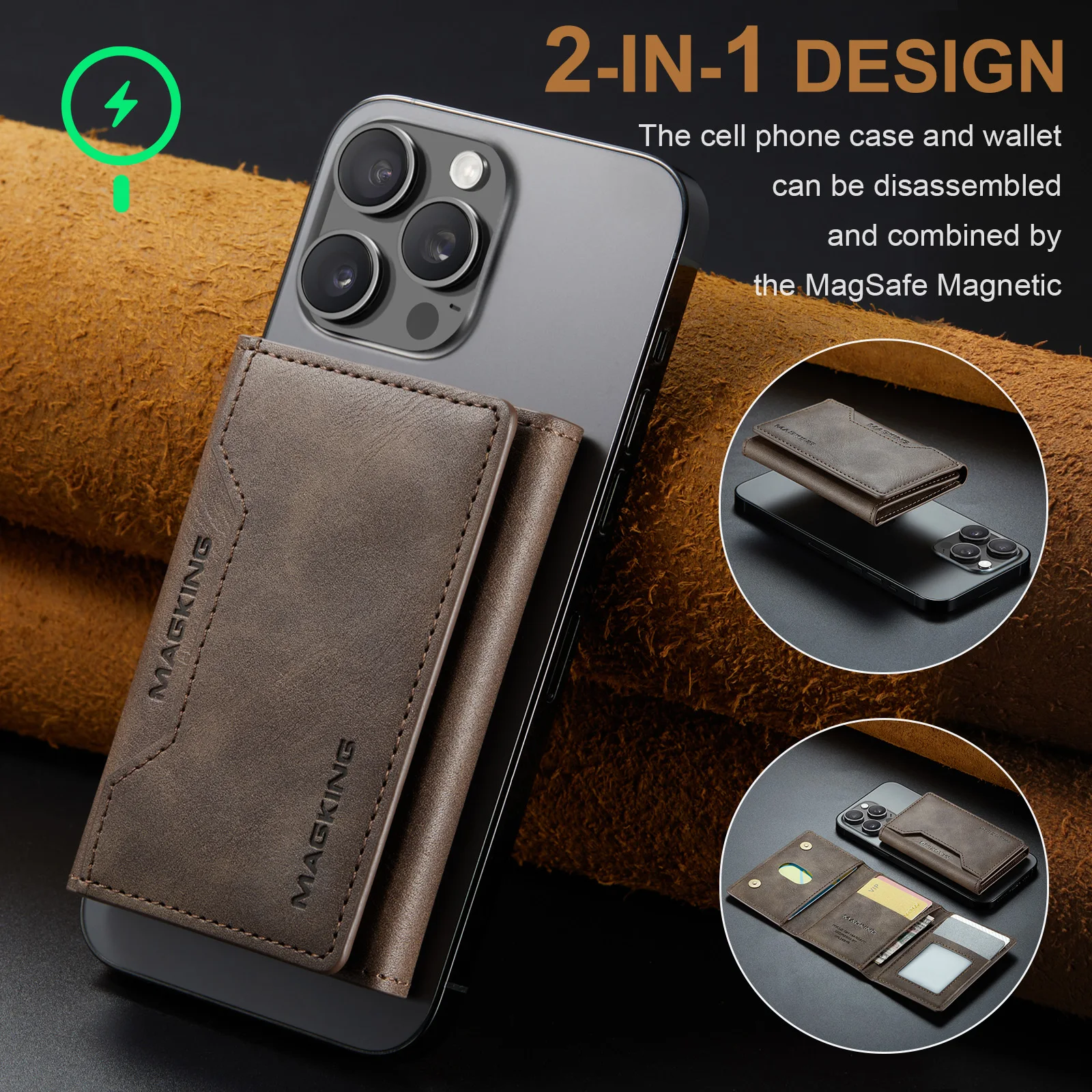 MagSafe Magnetic Wallet for iPhone