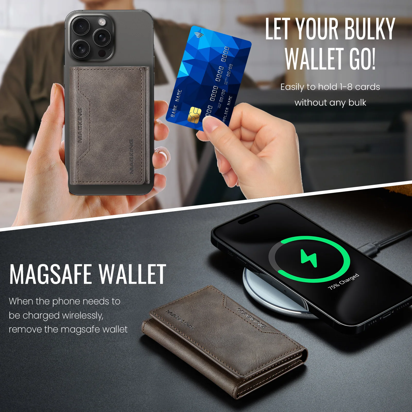 MagSafe Magnetic Wallet for iPhone