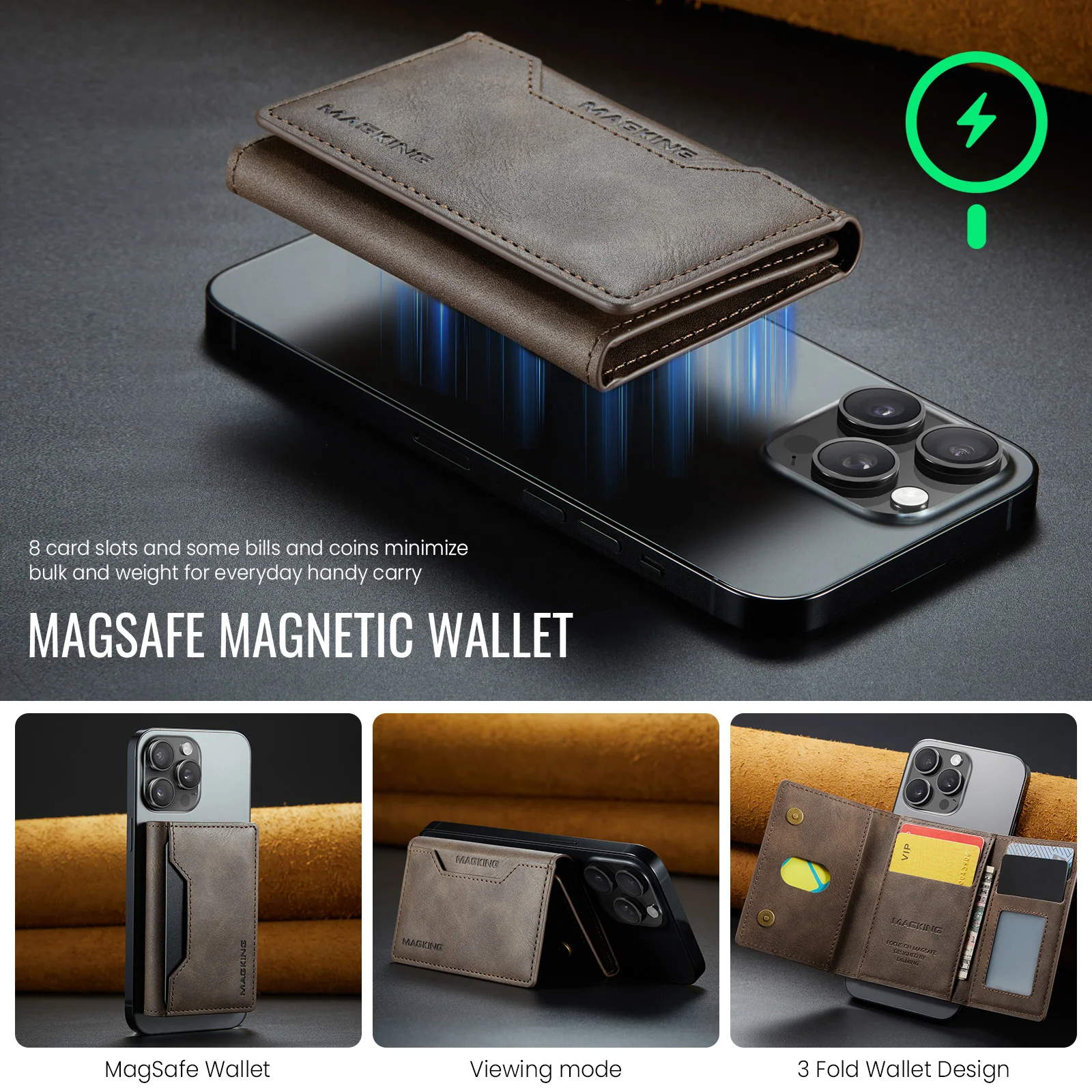 MagSafe Magnetic Wallet for iPhone