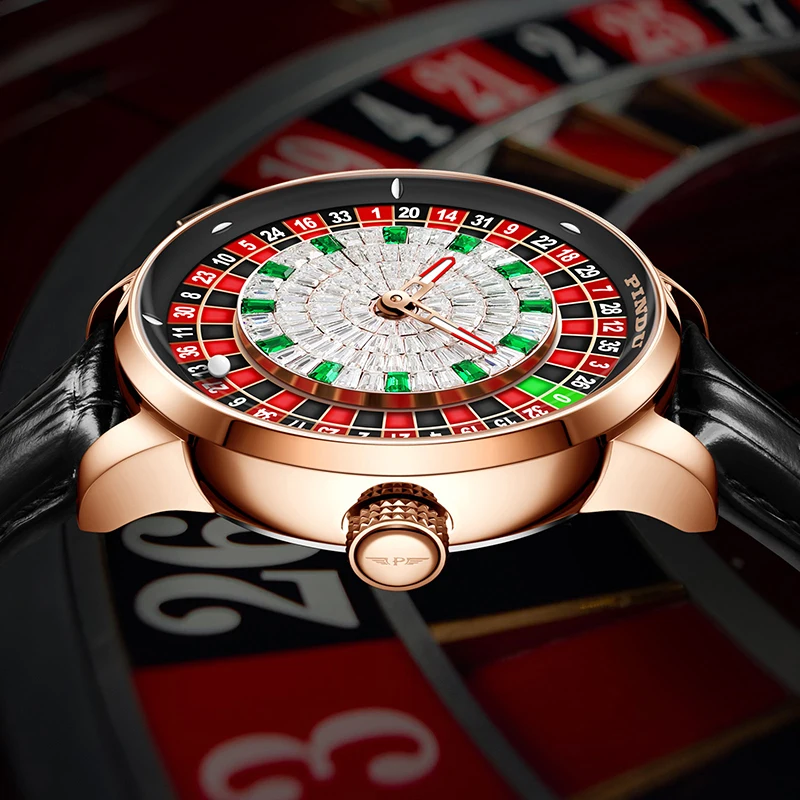 Casino-Style PINDU Sapphire Mechanical Watch